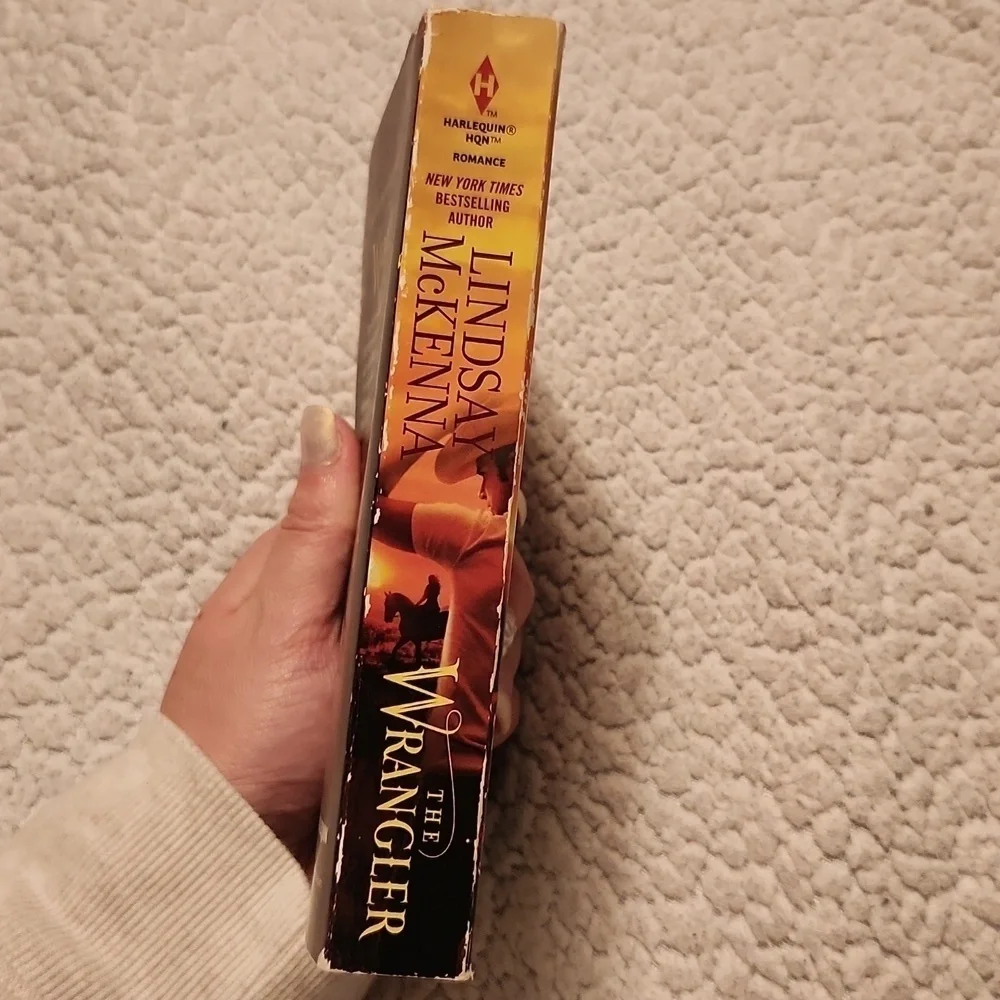 Lindsay Mckenna The Wrangler best seller Western romance soft cover novel book